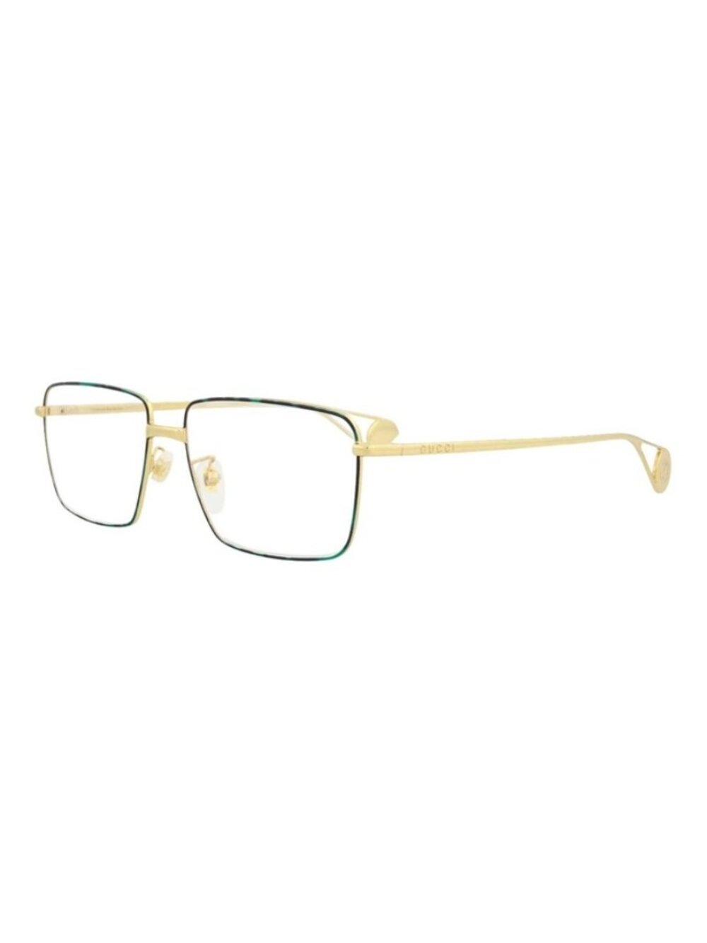 New Gucci Women  Gold Eyeglasses  55- 15-
